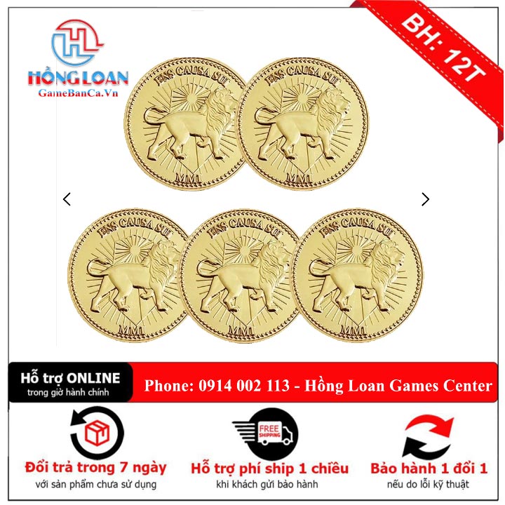 THẺ XU CAO CẤP CAO CẤP MẠ CHỐNG OXI HÓA 